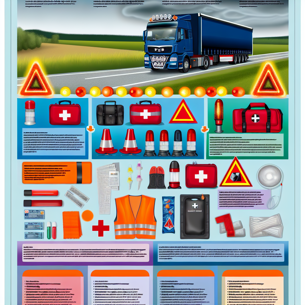 Emergency equipment for truck drivers