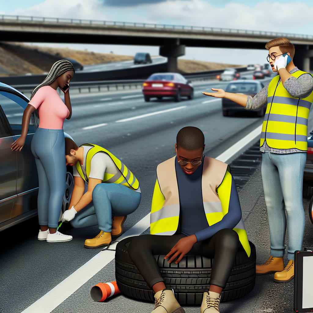 Emergency roadside assistance scenarios