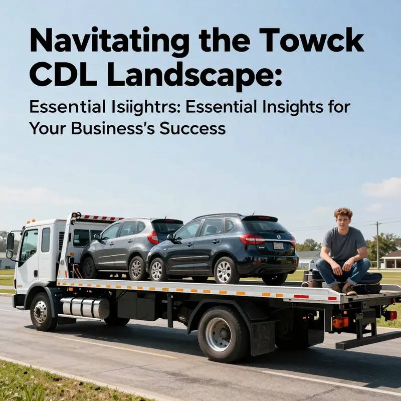 Understanding CDL requirements is vital for tow truck operators.