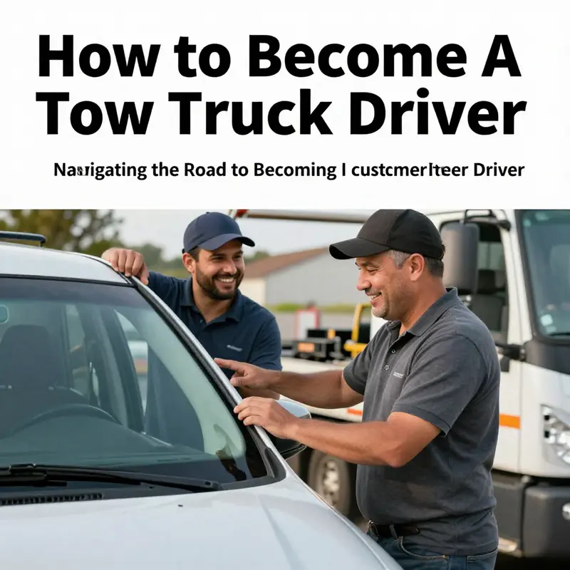 Meeting the initial age and licensing requirements is your first step in becoming a tow truck driver.