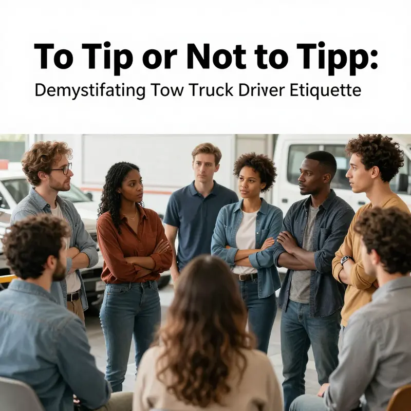 Understanding the norms surrounding tipping in towing services.