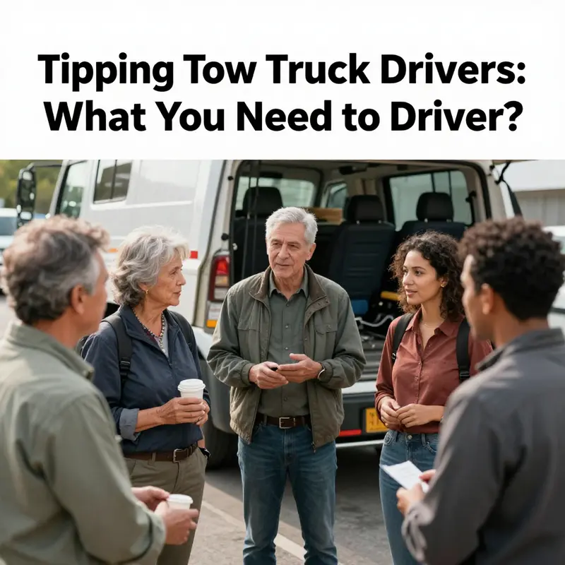 Understanding the etiquette surrounding tipping tow truck drivers.