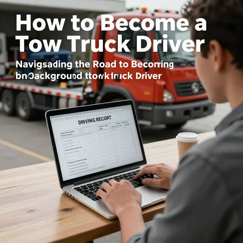 Meeting the initial age and licensing requirements is your first step in becoming a tow truck driver.