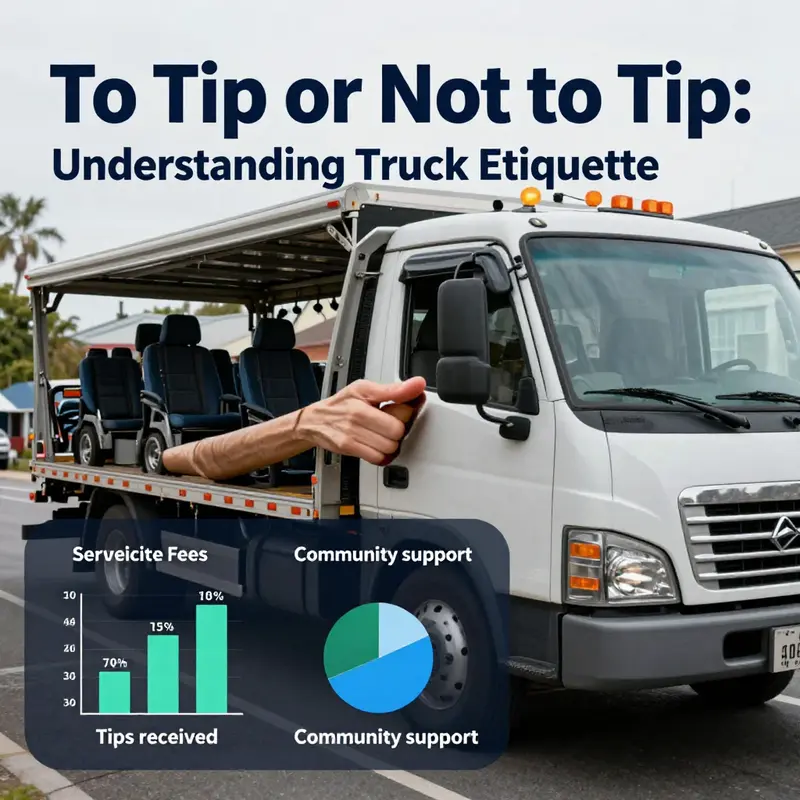Understanding local customs and expectations for tipping tow truck drivers in a vibrant community.