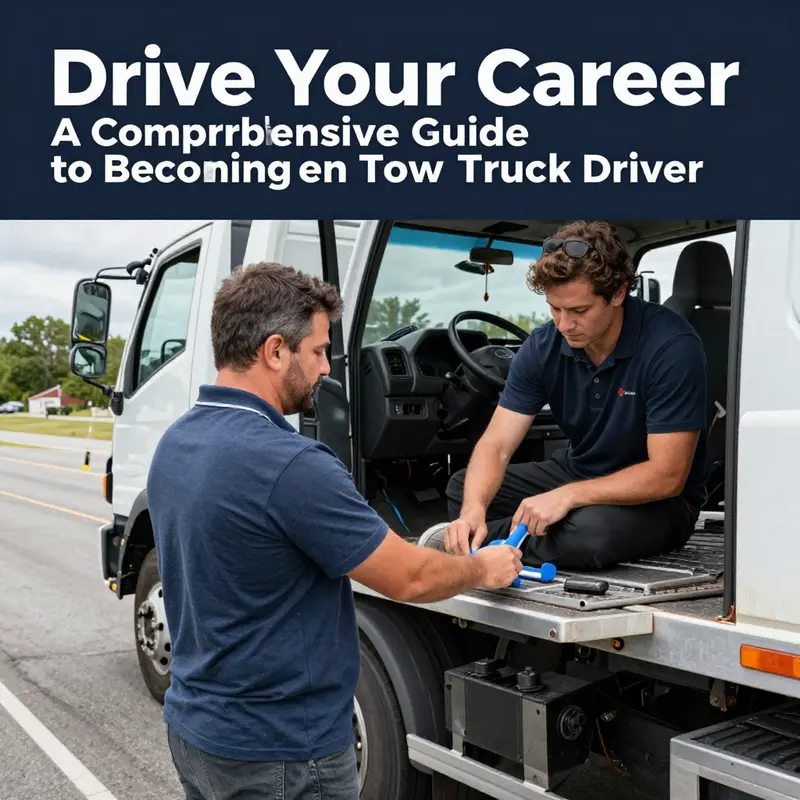 Determination in preparation for a driver’s license, crucial for aspiring tow truck drivers.