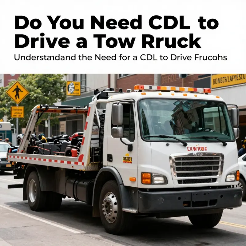 Understanding federal regulations for CDL requirements in tow truck operations.