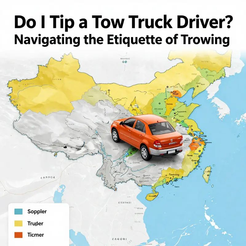 Expectations surround tipping tow truck drivers, focusing on service norms and appreciation.