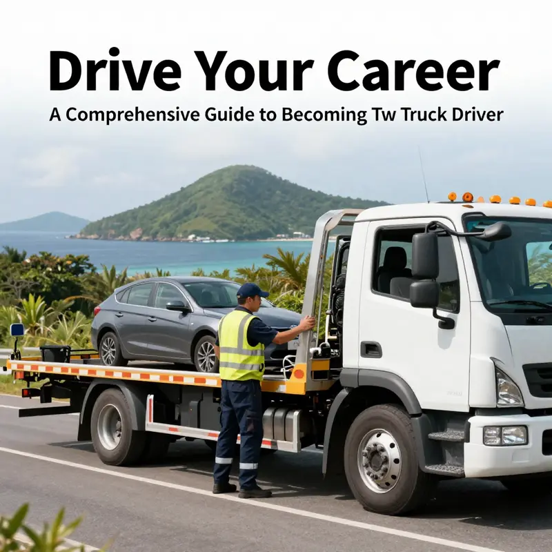 Determination in preparation for a driver’s license, crucial for aspiring tow truck drivers.