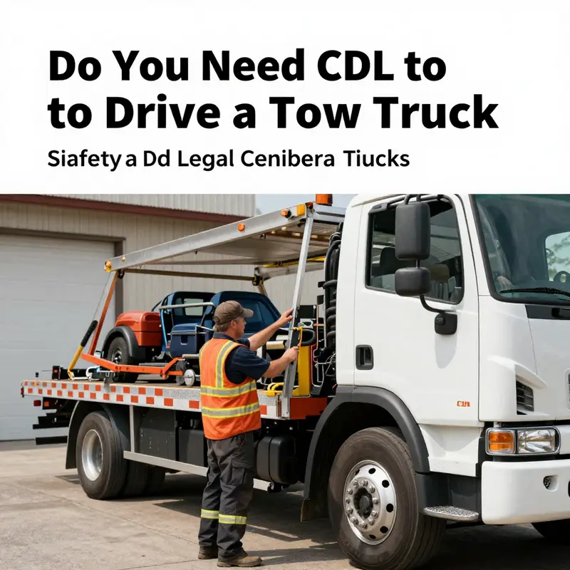 Understanding federal regulations for CDL requirements in tow truck operations.