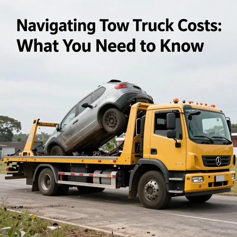 Diverse towing scenarios showing costs affected by vehicle type and distance.