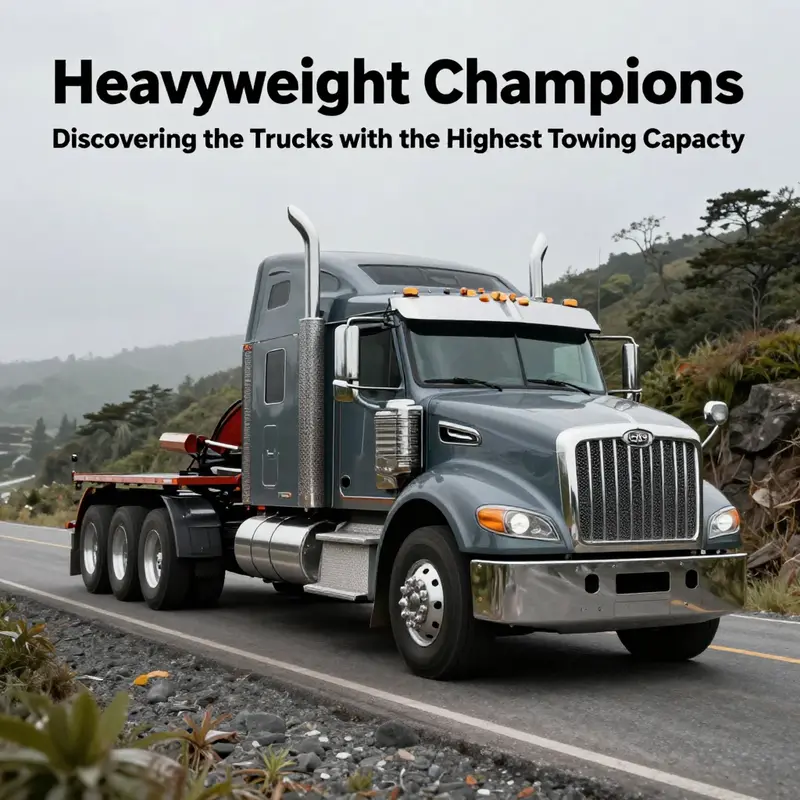 The Sterling 400 Series, a heavyweight champion in towing capacity, navigating an island landscape.