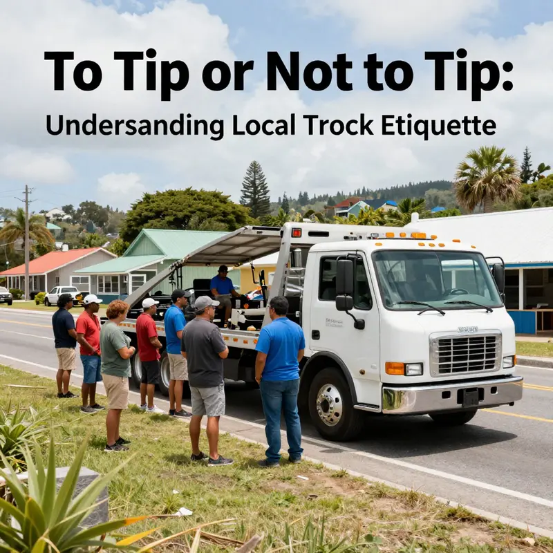 Understanding local customs and expectations for tipping tow truck drivers in a vibrant community.