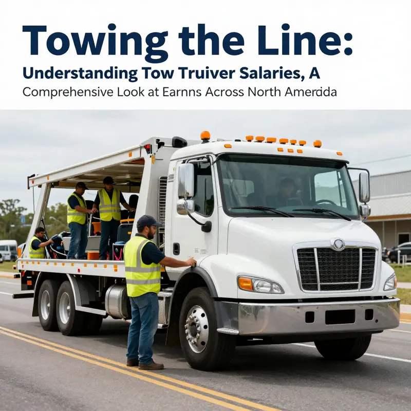Professional tow truck driver helping a stranded motorist on the side of the road.
