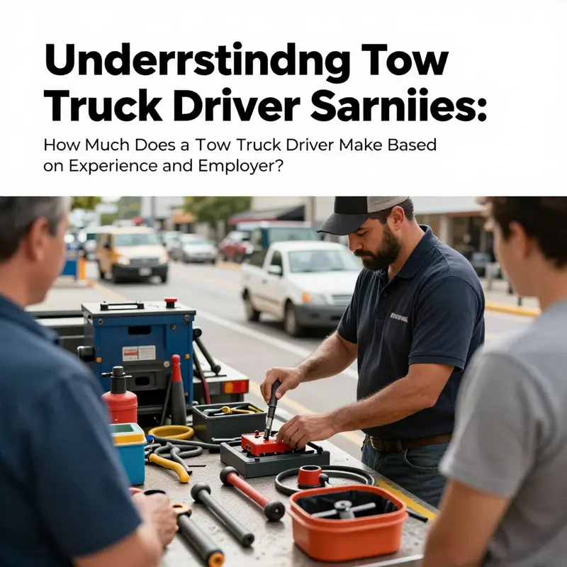 A regional breakdown of average tow truck driver salaries across Canada.