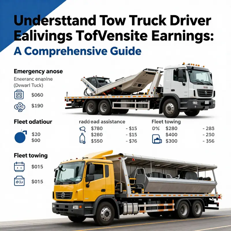 A regional breakdown of average tow truck driver salaries across Canada.