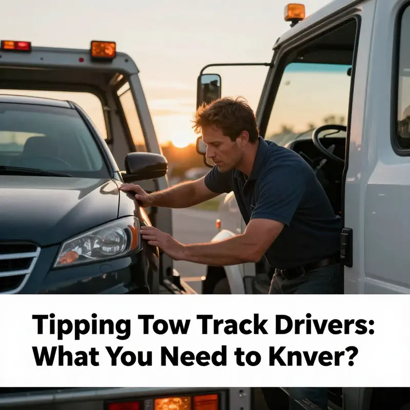 Understanding the etiquette surrounding tipping tow truck drivers.