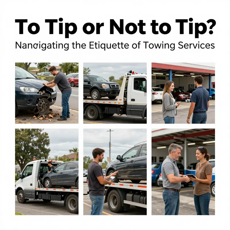 Understanding the norms and practices regarding tipping tow truck drivers.
