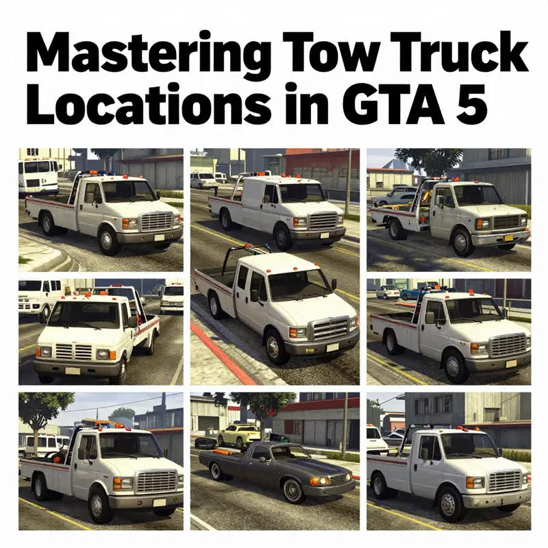 The Classic Tow Truck parked outside Custom Works, the prime location for spotting this vehicle.