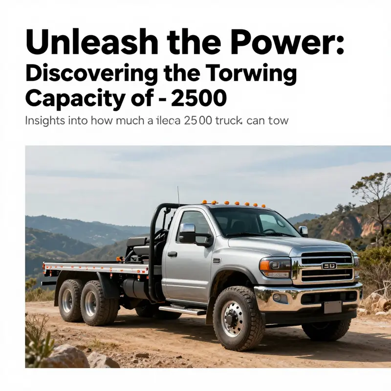 A 2500 truck parked at a scenic overlook, showcasing its readiness for towing.