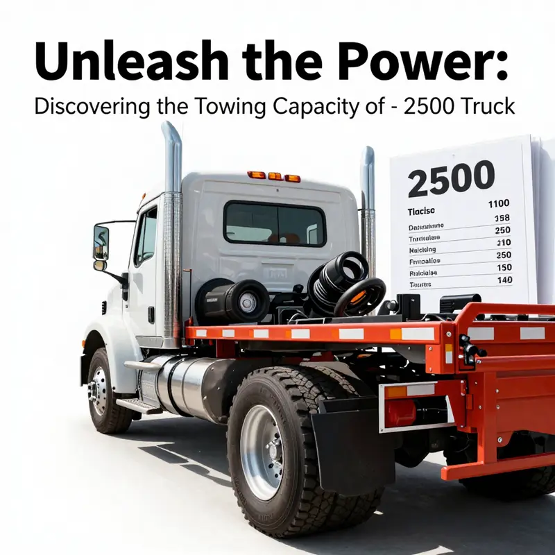 Understanding the specifications is key to knowing how much a 2500 truck can tow.