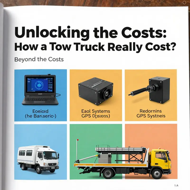 A variety of new tow trucks ready for sale, illustrating different price points and capacities.