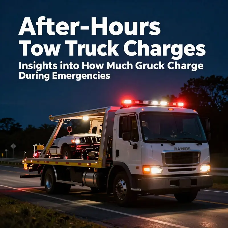 A tow truck providing short-distance service in an island town.