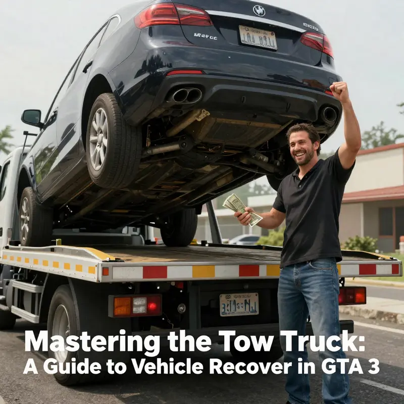 Finding a tow truck in the heart of Los Santos’ industrial area.