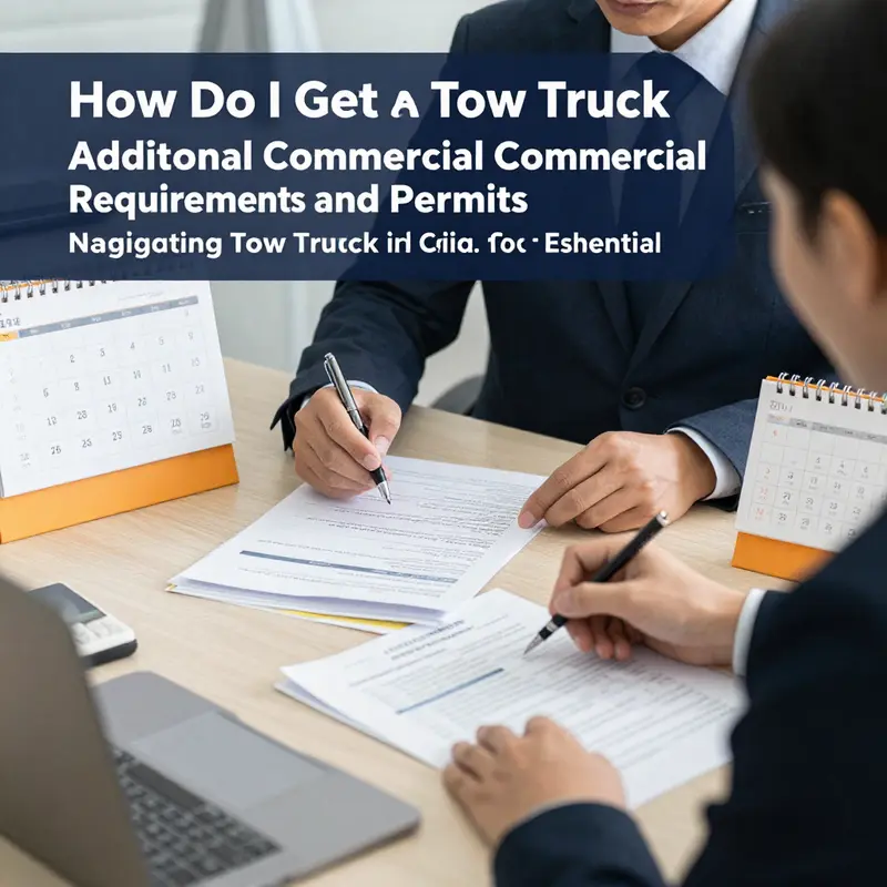 A vehicle management office bustling with activity related to tow truck registrations.