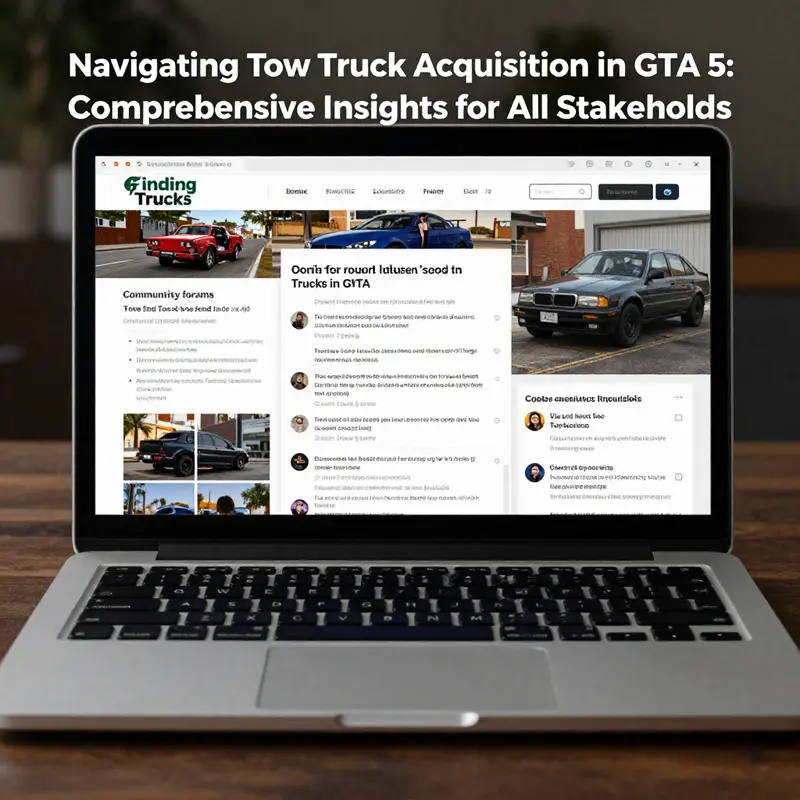 Inside Los Santos Customs, where players can find and customize tow trucks for their in-game needs.