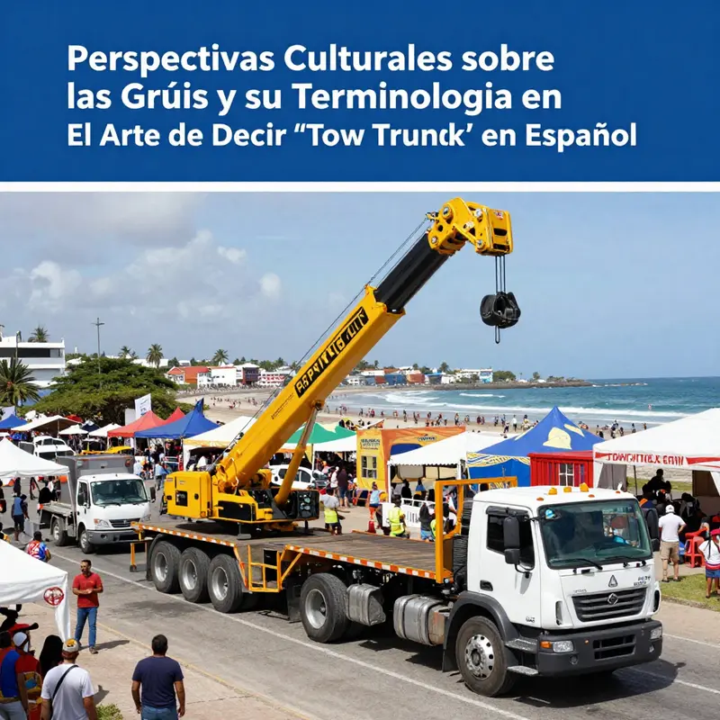 Una ‘grúa’ en acción mientras remolca un vehículo averiado en la ciudad.