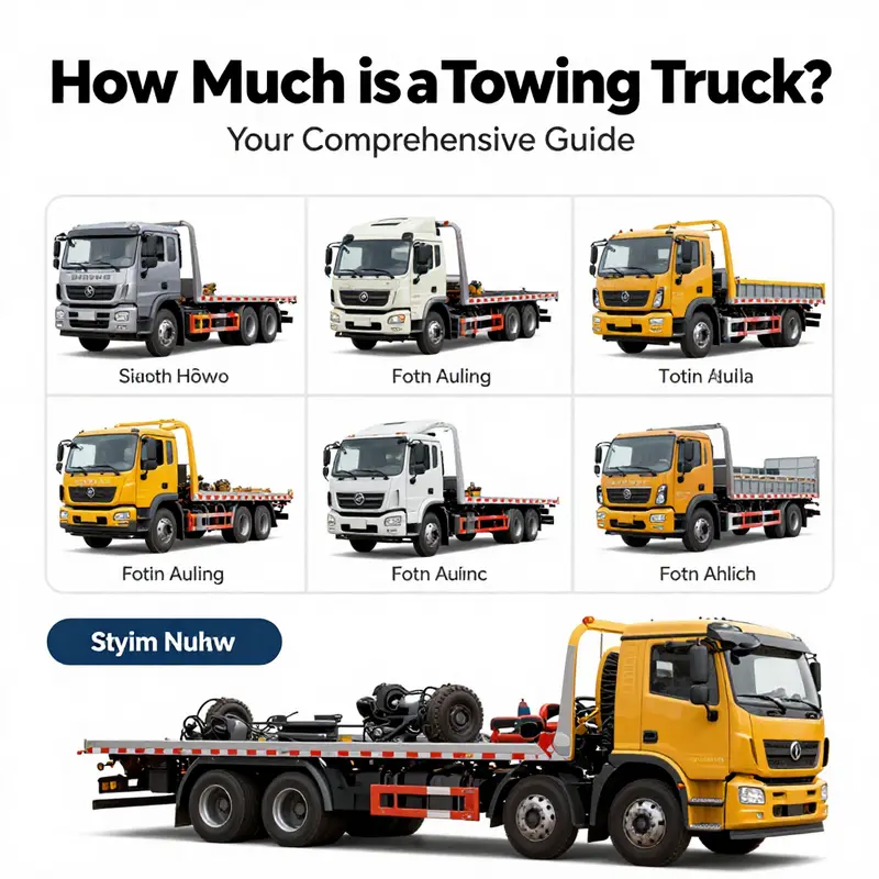 Infographic showcasing current market prices of various towing truck models, essential for understanding pricing trends.
