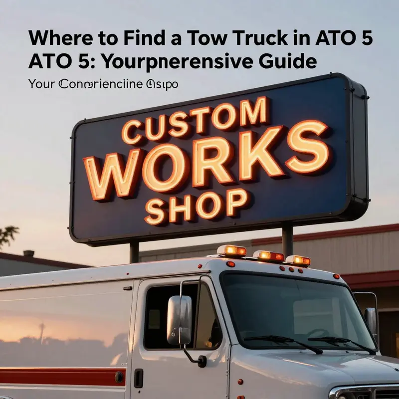 The Classic Tow Truck parked at Custom Works in Paleto Bay.