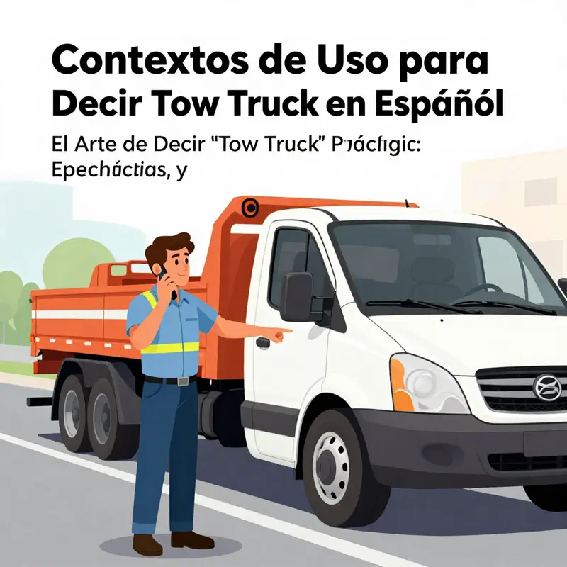 Una ‘grúa’ en acción mientras remolca un vehículo averiado en la ciudad.