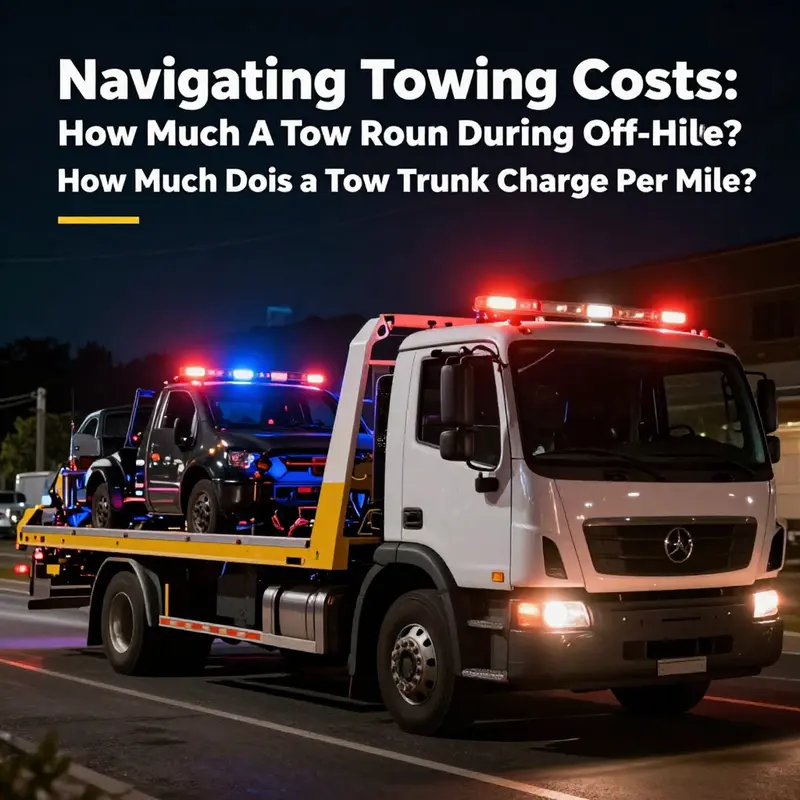 Understanding base rates and mile charges for tow trucks in a picturesque island setting.