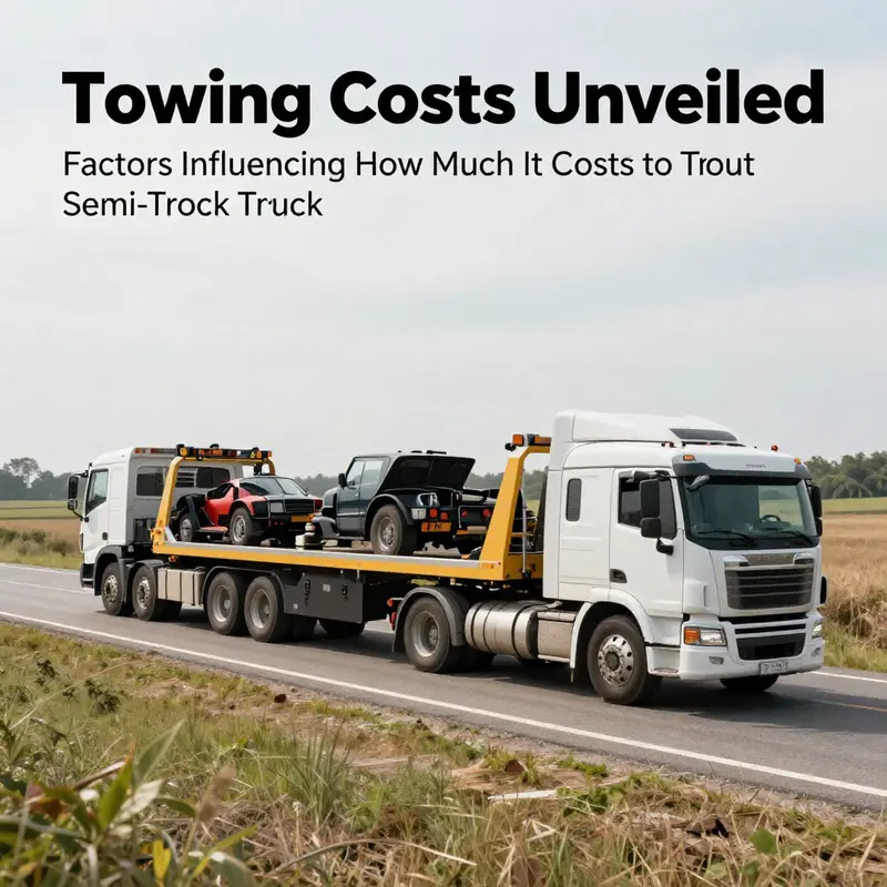 Examining various factors that influence the costs of towing semi-trucks.