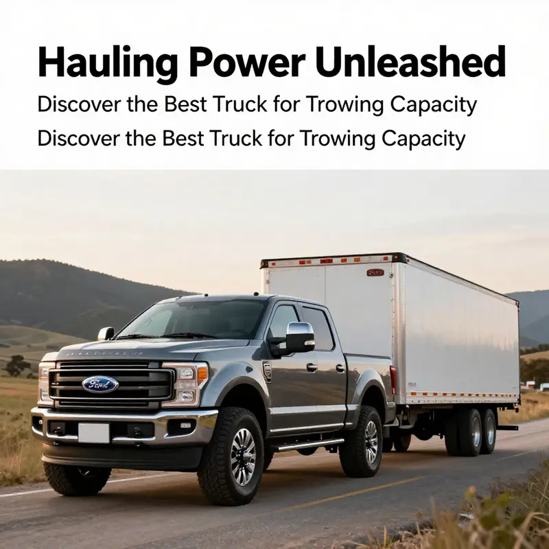 The Ford F-250 Super Duty in action, demonstrating its top-notch towing capacity.