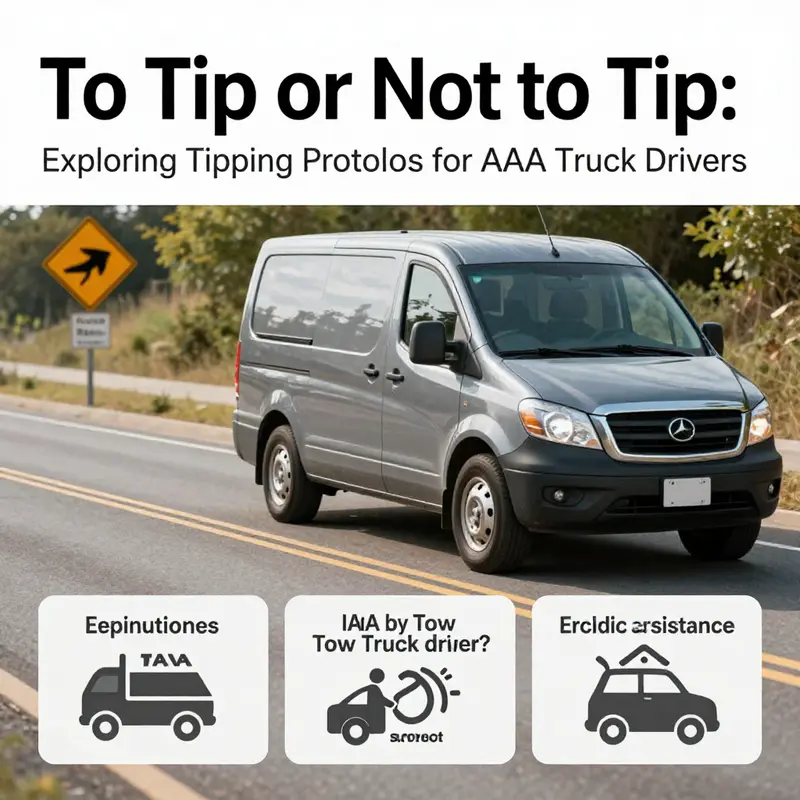 A AAA tow truck driver providing essential roadside assistance to a motorist.