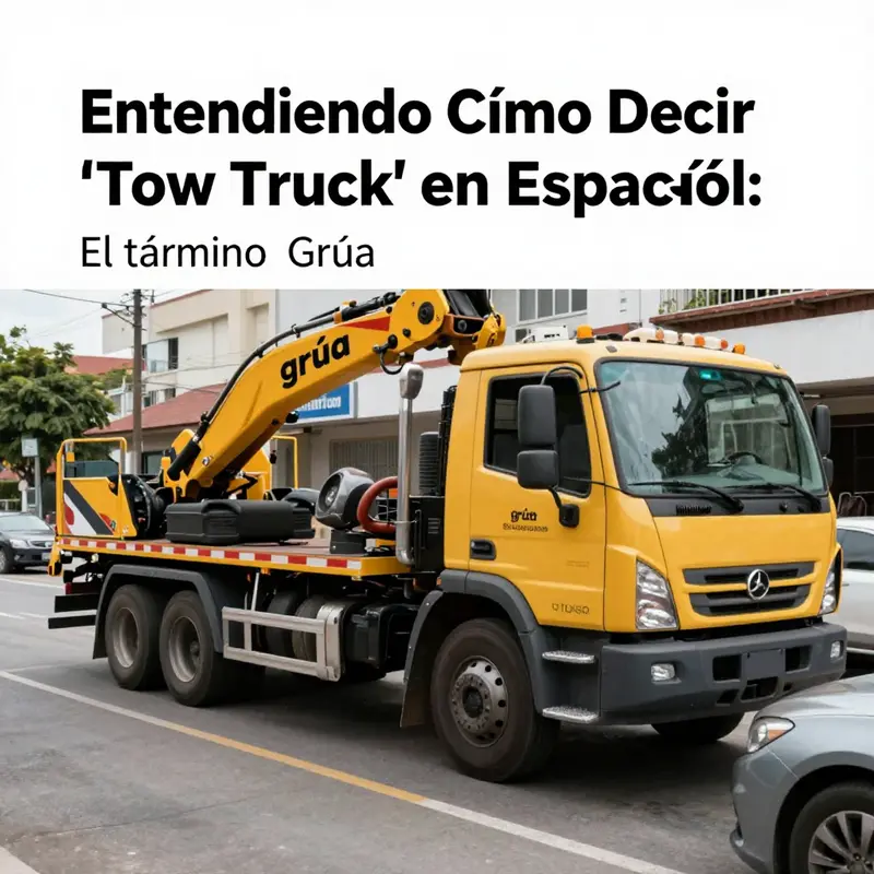 Una ‘grúa’ en acción mientras remolca un vehículo averiado en la ciudad.