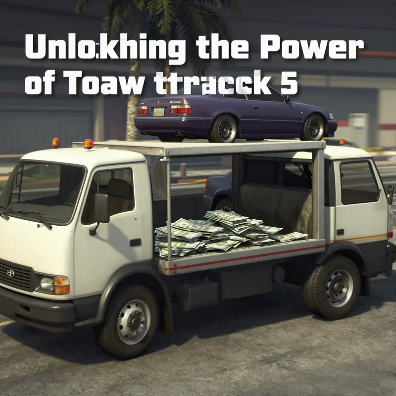 The exact spot in GTA 5 where you can find the tow truck near Los Santos Vehicle Storage.
