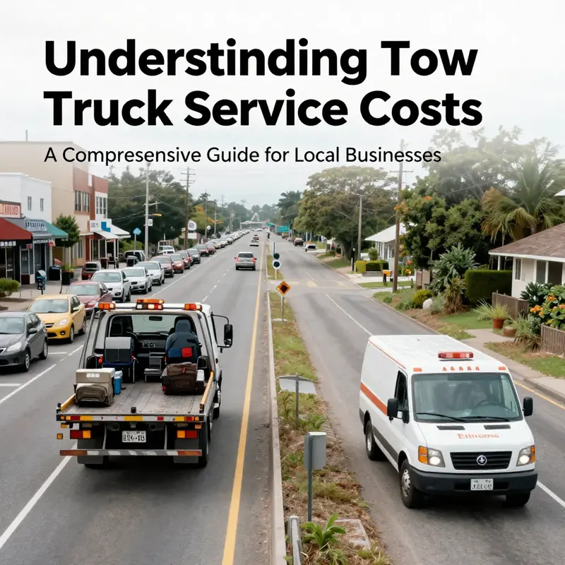 Different vehicle types influence tow truck service costs.