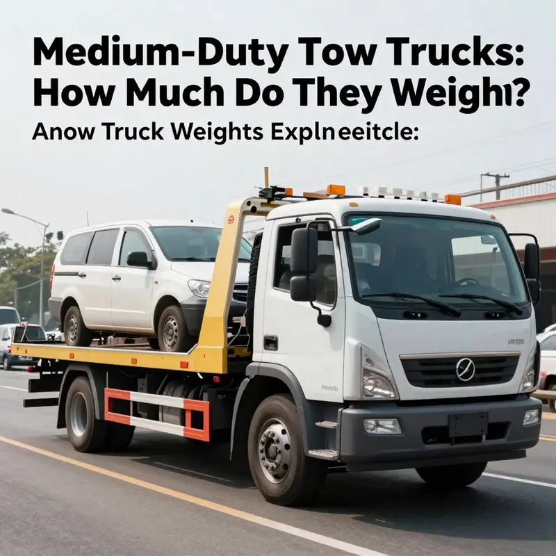 Light-duty tow trucks designed for smaller vehicle recovery.