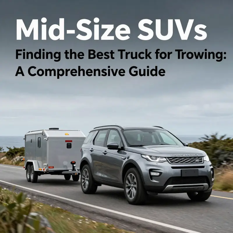 The Audi Q7 and a heavy-duty pickup truck exemplify top-tier towing capacities and features.
