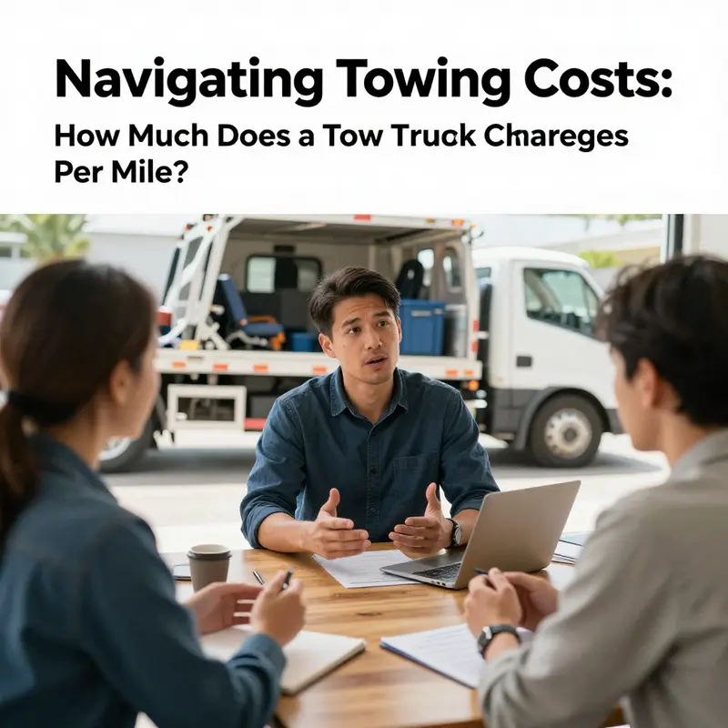 Understanding base rates and mile charges for tow trucks in a picturesque island setting.