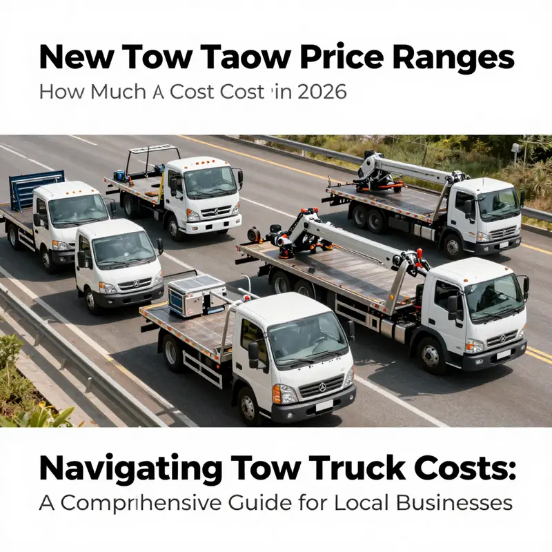 An overview of various tow truck models available in 2026, highlighting their price ranges and features.