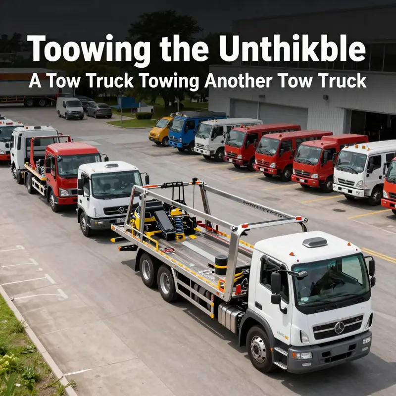 A tow truck assisting another truck after a roadside breakdown, highlighting the significance of professional recovery services.