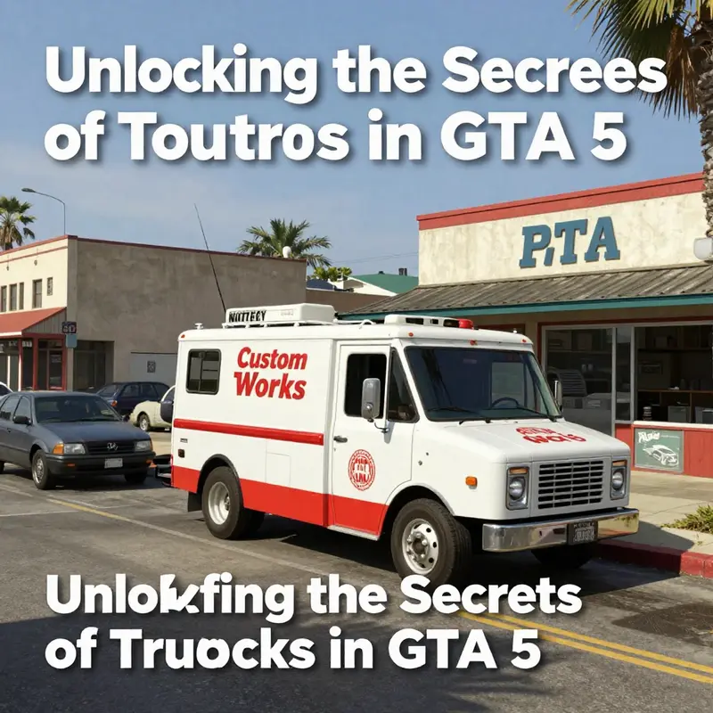 Classic Tow Truck parked outside Custom Works, Paleto Bay.