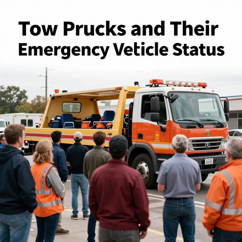 Tow trucks playing a pivotal role in ensuring roadside safety during emergencies.