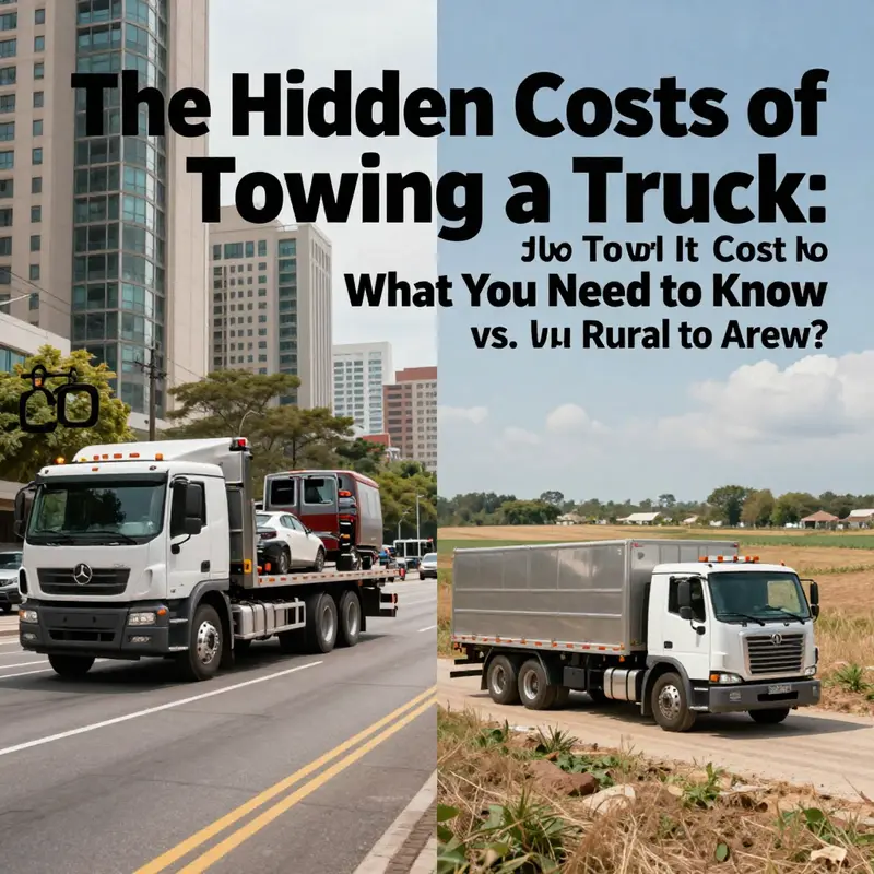Infographic depicting the various factors affecting towing costs.