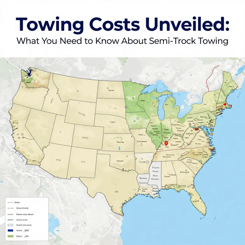 Examining various factors that influence the costs of towing semi-trucks.