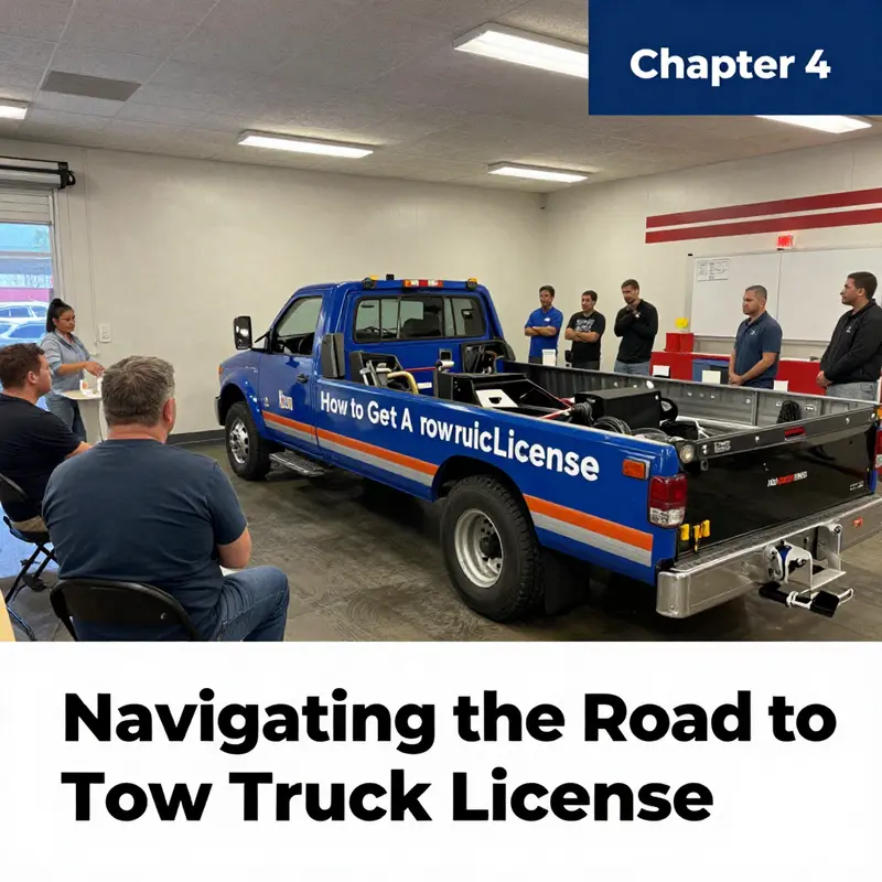 Business entrepreneurs seek crucial licensing for their towing service operations.